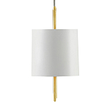 Люстра прямоугольная с белыми цилиндрическими абажурами White Ribbon варинант исполнения - 2 | Loft Concept в Красноярске