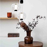 Подвесной светильник с прозрачным рифленым стеклянным плафоном Aurora Bloom варинант исполнения - 2 | Loft Concept в Красноярске