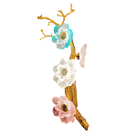 Бра с цветочным декором Miscellaneous herbs варинант исполнения - 2 | Loft Concept в Красноярске