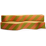 Дизайнерский модульный диван волнистой формы с цветным принтом Poltronova Superonda Sofa варинант исполнения - 4 | Loft Concept в Красноярске