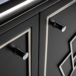Черный комод в стиле арт-деко Luciano варинант исполнения - 4 | Loft Concept в Красноярске