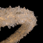 Люстра круглая с натуральным горным хрусталем Crystal Shimmer варинант исполнения - 4 | Loft Concept в Красноярске