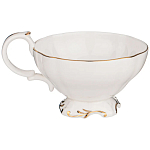 Чайный набор  белого цвета из фарфора на 6 персон 12 предметов Shine Porcelain варинант исполнения - 2 | Loft Concept в Красноярске