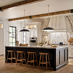 Подвесной светильник с широким куполообразным плафоном Kichler варинант исполнения - 7 | Loft Concept в Красноярске