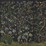 Обои ручная роспись St Laurent Casino metallic silk варинант исполнения - 1 | Loft Concept в Красноярске