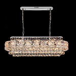 Люстра овальной формы хрустальная в неоклассическом стиле Majesty варинант исполнения - 4 | Loft Concept в Красноярске