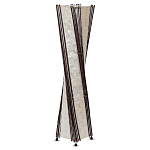 Торшер из перламутра на металлическом каркасе Indonesian Wave варинант исполнения - 1 | Loft Concept в Красноярске