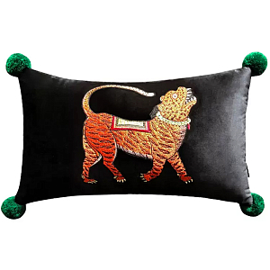 Декоративная подушка с вышивкой Hermes 10