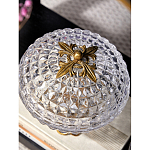 Конфетница из прозрачного рельефного стекла Eden Garden варинант исполнения - 13 | Loft Concept в Красноярске