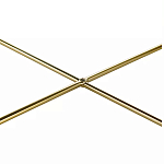 Кофейный столик овальный золотой Modern Mirror Gold Table варинант исполнения - 4 | Loft Concept в Красноярске