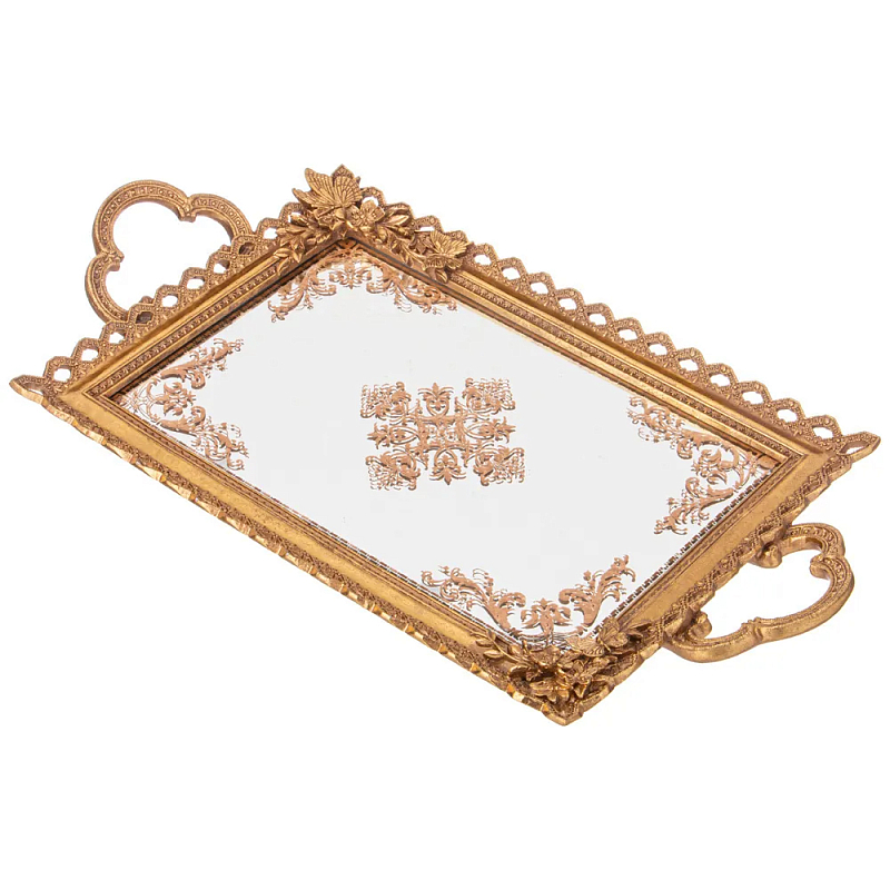 Поднос декоративный бронзовый Mirror Surface Bronze Бронза в Красноярске | Loft Concept 