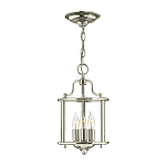 Подвесной светильник с прозрачным стеклянным цилиндрическим плафоном в классическом стиле на цепи Hinkley варинант исполнения - 21 | Loft Concept в Красноярске