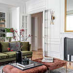 Бра с декором в виде хрустальных и металлических трубочек Nembus Glass Wall Lamp варинант исполнения - 2 | Loft Concept в Красноярске