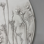 Панно Серые цветы варинант исполнения - 2 | Loft Concept в Красноярске
