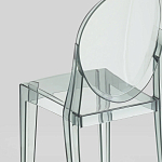 Прозрачный стул с серым оттенком LOUIS GHOST CHAIR варинант исполнения - 6 | Loft Concept в Красноярске