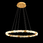 Люстра в форме кольца с золотым декором Warm Heavenly Light варинант исполнения - 9 | Loft Concept в Красноярске