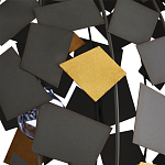 Люстра в форме сферы с декором из металлических квадратов Path to the Stars варинант исполнения - 1 | Loft Concept в Красноярске