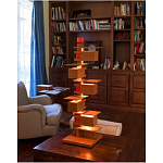 Торшер с каркасом из множества полок Links варинант исполнения - 4 | Loft Concept в Красноярске