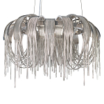 Люстра подвесная круглая с изогнутыми металлическими дугами и ниспадающими цепочками 65 см Atlantis Chain варинант исполнения - 15 | Loft Concept в Красноярске