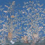 Обои ручная роспись Houghton Canton Blue варинант исполнения - 2 | Loft Concept в Красноярске