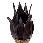 Настольная лампа черная INDONESIAN LAMPS 1 варинант исполнения - 2 | Loft Concept в Красноярске