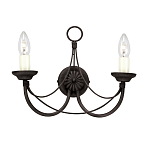 Бра черного цвета с лампой в форме свечи Elstead Lighting варинант исполнения - 4 | Loft Concept в Красноярске