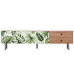 Длинная ТВ-тумба с принтом на ящиках Elise TV Stand варинант исполнения - 2 | Loft Concept в Красноярске