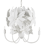 Люстра белая в виде цветков шиповника White Rosehip Flower варинант исполнения - 2 | Loft Concept в Красноярске