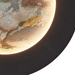 Бра в форме диска черного цвета Borders of Black варинант исполнения - 2 | Loft Concept в Красноярске