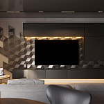 Гипсовая 3D панель с принтографией PM-107 варинант исполнения - 1 | Loft Concept в Красноярске