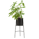 Кашпо из металла Elevated Planters черное варинант исполнения - 2 | Loft Concept в Красноярске