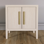 Тумбочка Primo с дверцами шпон Светлый дуб варинант исполнения - 2 | Loft Concept в Красноярске