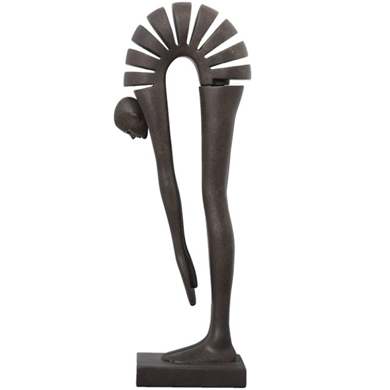 Декоративная статуэтка Bent Man Statuette Коричневый Декоративная статуэтка Bent Man Statuette Коричневый в Красноярске | Loft Concept