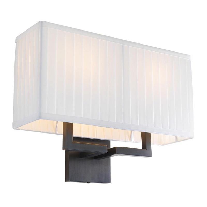 Бра Wall Lamp Westbrook Bronze Темная бронза Белый Бра Wall Lamp Westbrook Bronze Темная бронза Белый в Красноярске | Loft Concept