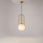 Подвесной светильник Cage Ball Pendant варинант исполнения - 2 | Loft Concept в Красноярске