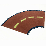 Дизайнерский ковер с изображением дороги Poltronova Autostrada Rug варинант исполнения - 3 | Loft Concept в Красноярске