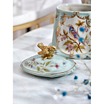 Шкатулка голубого цвета с рисунком и состаренным эффектом Eden Garden варинант исполнения - 8 | Loft Concept в Красноярске