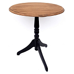 Стол кофейный круглый из массива березы в стиле прованс Vintage варинант исполнения - 2 | Loft Concept в Красноярске