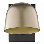 Бра с наклонным плафоном в сочетании золотистого и чёрного цвета Sconce with Sloping Shade варинант исполнения - 1 | Loft Concept в Красноярске
