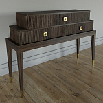 Премиальная Консоль с тремя ящиками Elsa Dreams Walnut варинант исполнения - 1 | Loft Concept в Красноярске