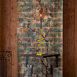 Обои ручная роспись Braganza Standard colourway on dyed paper варинант исполнения - 3 | Loft Concept в Красноярске