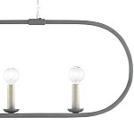 Люстра линейная в овальной раме Traditional Clean Lines варинант исполнения - 1 | Loft Concept в Красноярске