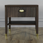 Прикроватная тумбочка с ящиком Elsa Dreams Walnut варинант исполнения - 5 | Loft Concept в Красноярске