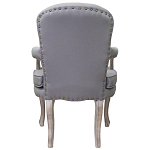 Кресло Aubrey Classical Armchair grey flax варинант исполнения - 2 | Loft Concept в Красноярске