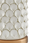 Настольная лампа покрытая лепестками белых цветов Fancy Calla Lily варинант исполнения - 1 | Loft Concept в Красноярске