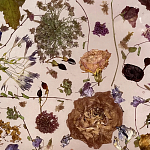 Круглый журнальный столик со столешницей из эпоксидной смолы Epoxy Resin Flowers Coffee Table варинант исполнения - 10 | Loft Concept в Красноярске