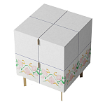 Тумба  Short Lemon Power White варинант исполнения - 2 | Loft Concept в Красноярске