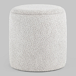 Дизайнерский Пуф Букле Poof Alice Light Gray Boucle  варинант исполнения - 4 | Loft Concept в Красноярске