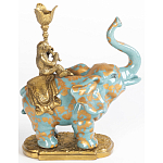 Фарфоровый подсвечник Слон с эмоцией Fluens варинант исполнения - 2 | Loft Concept в Красноярске