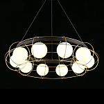 Люстра подвесная круглая с белыми плафонами Martin варинант исполнения - 1 | Loft Concept в Красноярске